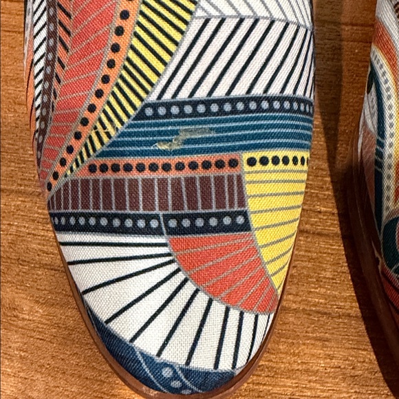 Inkkas Cyprus Slide Sandals Mouflon Print Size 8 Boho Tribal Slip On - Picture 4 of 8